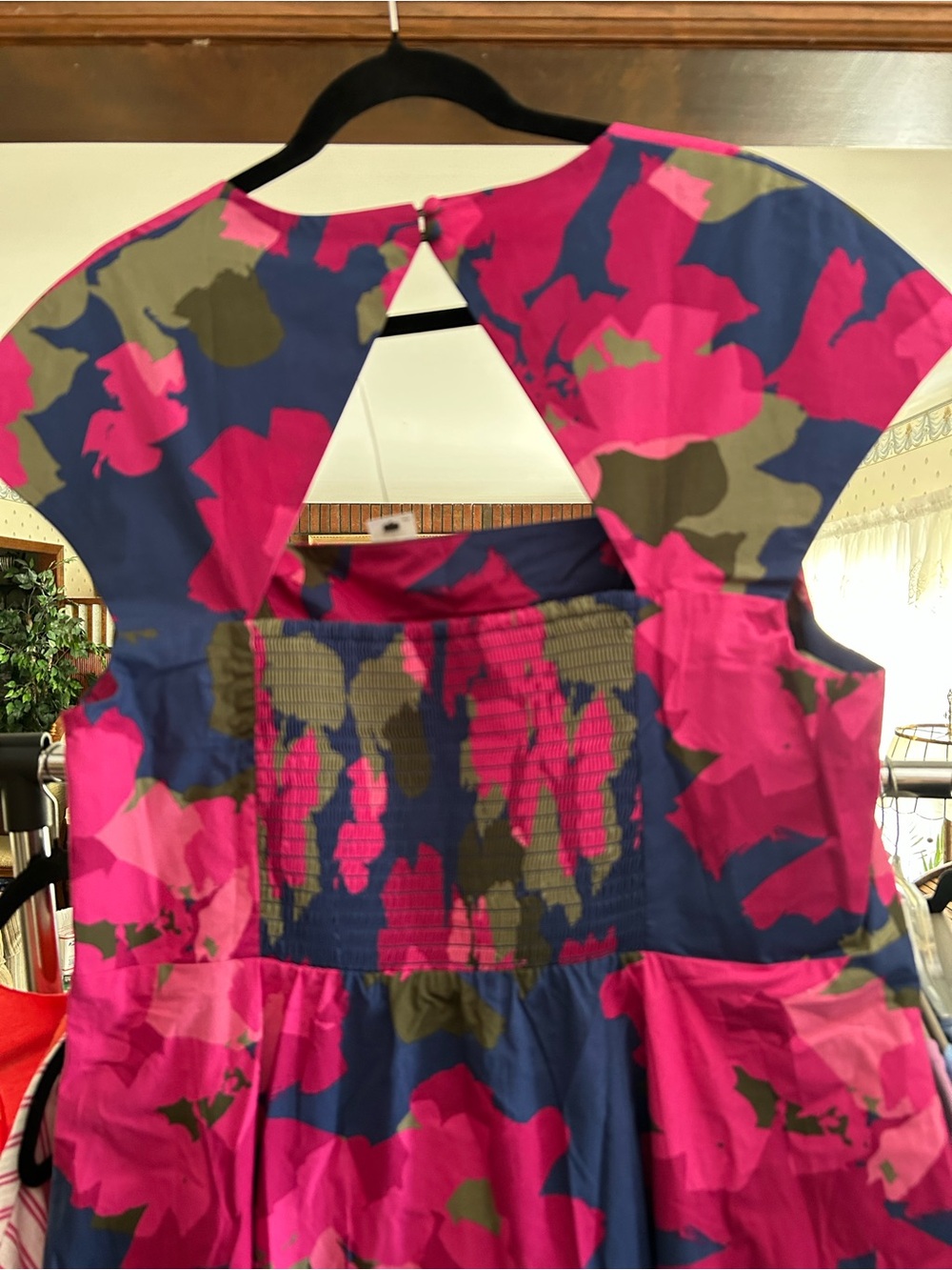 Banana Republic Square-Neck Floral Dress -Size XL NEW with TAG - Picture 4 of 6